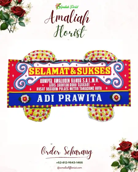 Papan Bunga Ucapan Selamat Cetan