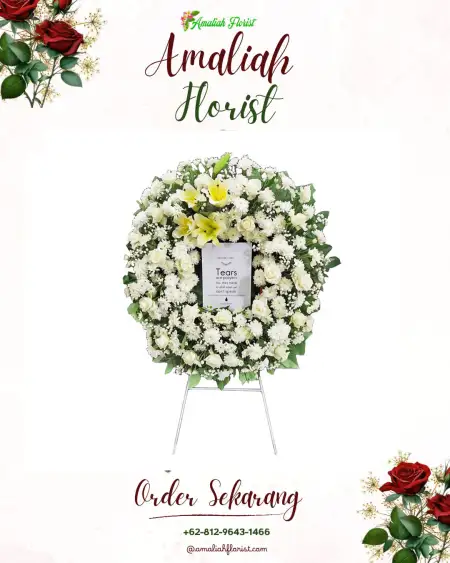 Krans Bunga Duka Cetan